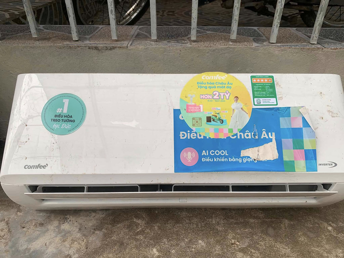 Vệ sinh điều hòa tại nhà Hải Dương